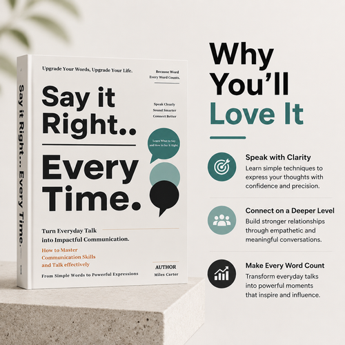 Say It Right, Every Time: Master Confident, Empathetic Communication for Every Occasion