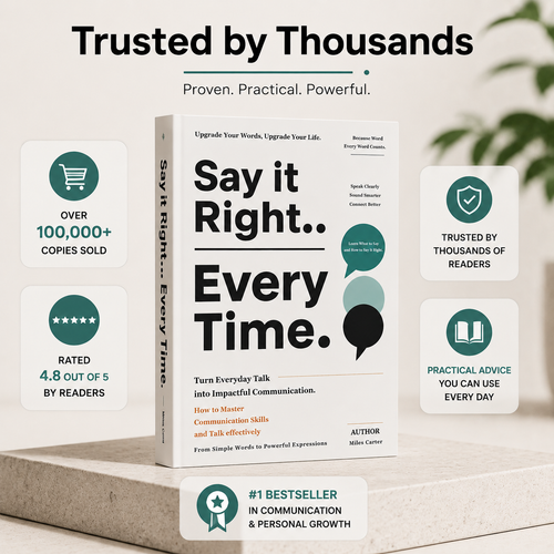 Say It Right, Every Time: Master Confident, Empathetic Communication for Every Occasion