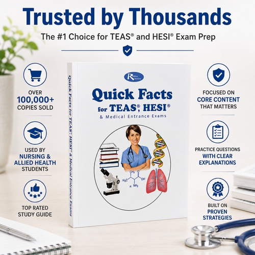 Quick Facts for TEAS, HESI A2, and Medical Entrance Exams