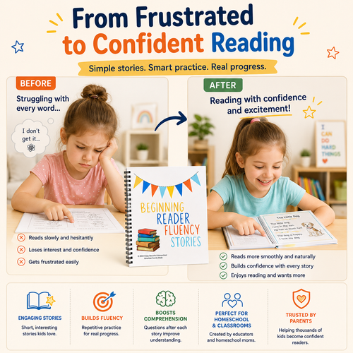 First Grade Beginning Reader Stories Book