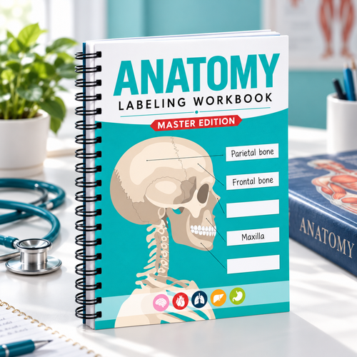 Anatomy Labeling Dry Erase Workbook