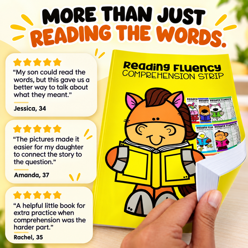 Reading Fluency & Comprehension Workbook for Autistic Kids