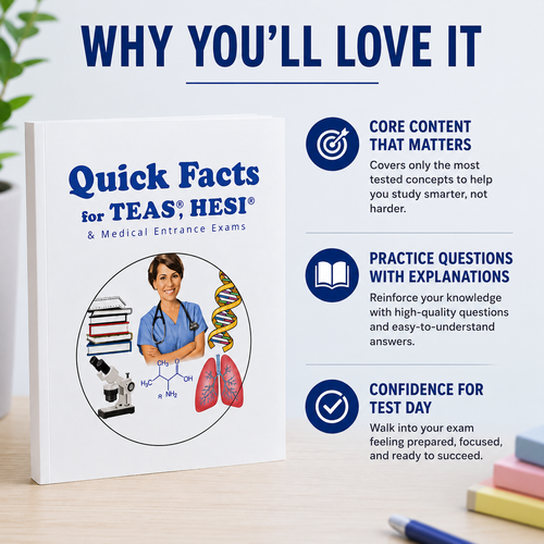 Quick Facts for TEAS, HESI A2, and Medical Entrance Exams